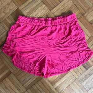 Highwaisted Sunday Sleep Dolphin Hem PJ Shorts